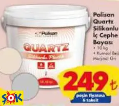 POLİSAN QUARTZ SİLİKONLU İÇ CEPHE BOYASI